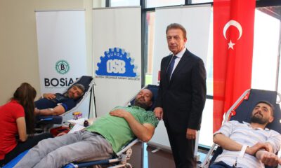 Bursa OSB ve BOSİAD’dan kan bağışı