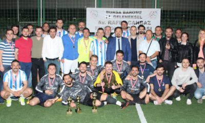Bursa Barosu 14. Rafet Canbaz Futbol Turnuvası’nda şampiyon; ULUDAĞ