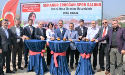 Gemlik’te Semanur Erdoğan Spor Salonu’nun temeli atıldı