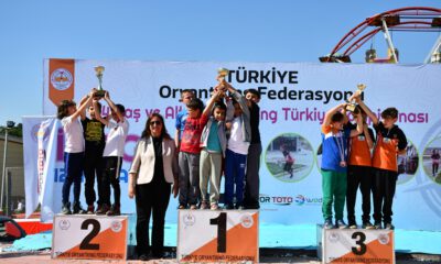 Türkiye oryantiring şampiyonları ödüllerini aldı 
