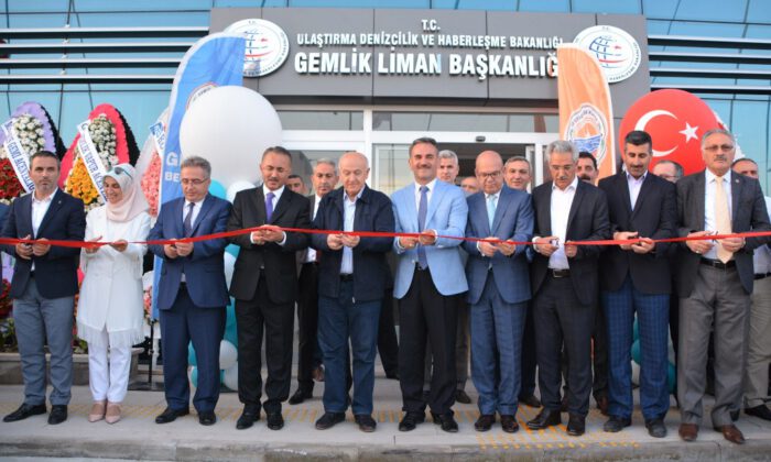 Gemlik Liman Başkanlığı yeni hizmet binası açıldı