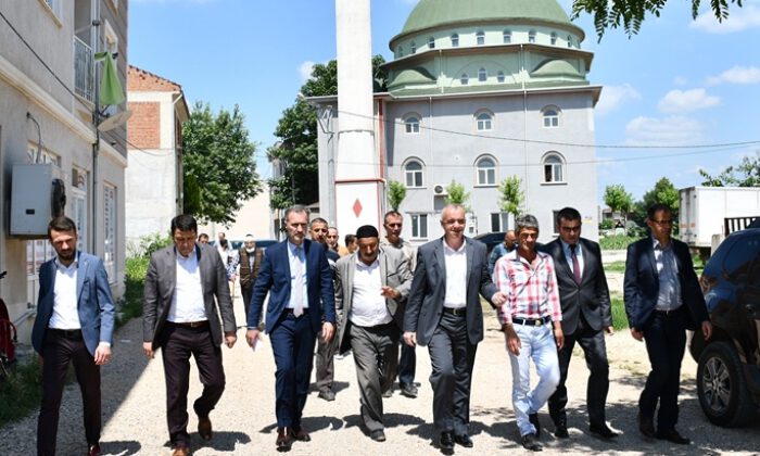 İnegöl Sultan Murat Camii çevresi yenilendi