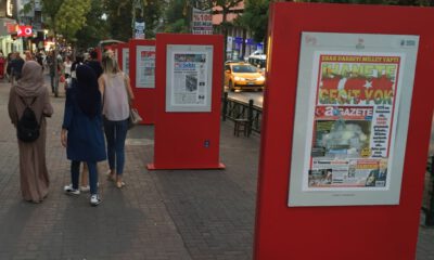 Bursa’da “15 Temmuz ve Manşetler” sergisi