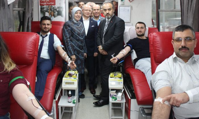 BİLDEF’in kan bağışı kampanyasına bir destek de Vekil Gözgeç’ten…