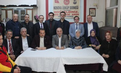 AK Partili vekillerden Kosova Üsküp Türkleri Derneği’ne tebrik ziyareti…