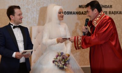 Osmangazi’de 6 bin 189 çift mutluluğa ‘evet’ dedi
