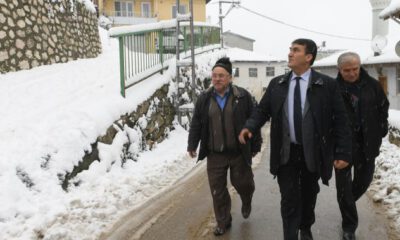 Başkan Dündar, kar kış demeden mahalleleri geziyor