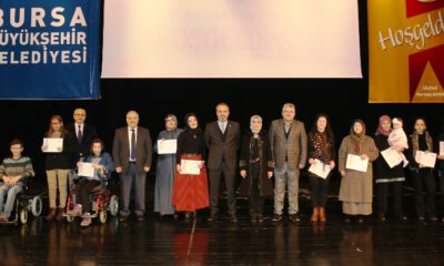 Bursa’da kadın ve engellilerin sertifika heyecanı