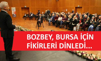 Mustafa Bozbey, ‘Fikir Birliği Toplantısı’nda kentin tüm kesimleriyle bir araya geldi