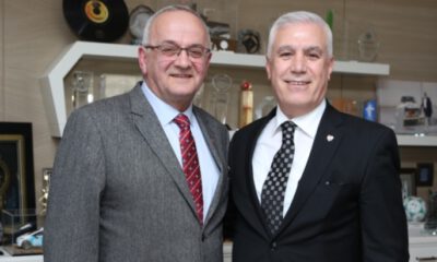 Necati Şahin’den Mustafa Bozbey’e ziyaret… Bozbey: Proje ve hizmet yarışı olmalı…