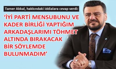 İYİ Parti’den istifa eden Milletvekili Akkal, istifa gerekçelerinin çarpıtıldığını söyledi