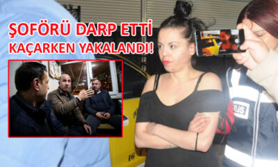 Bursa’da gaspçı kadın, taksi çaldı!