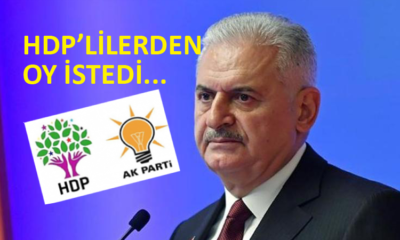 Cumhur İttifakı muhalefeti HDP ile işbirliği yapmakla suçlarken Yıldırım, oy istedi