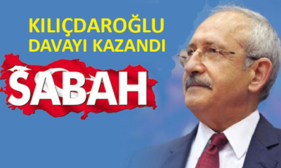 CHP lideri Kılıçdaroğlu, Sabah Gazetesi’ne açtığı davayı kazandı