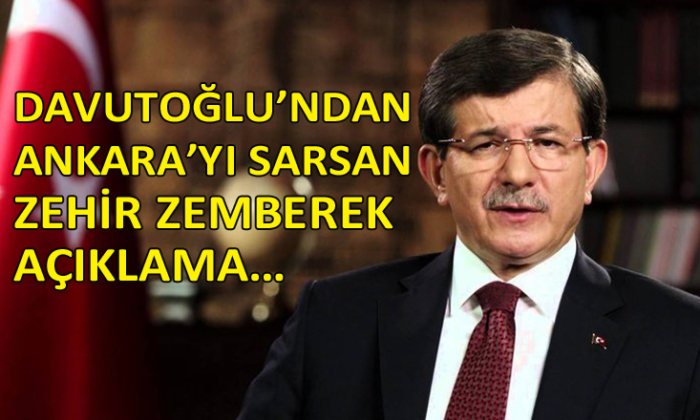 Davutoğlu’nun açıklaması Ankara kulislerine bomba gibi düştü