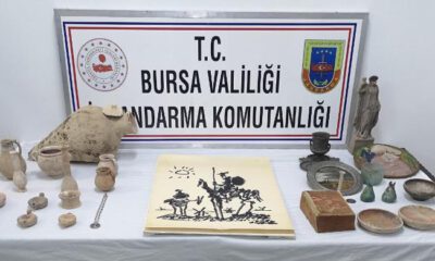 Bursa’da tarihi eser kaçakçılığı operasyonu