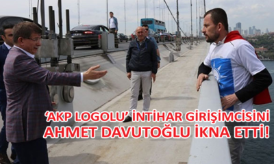 Ahmet Davutoğlu, intihara teşebbüs eden genci ikna etti