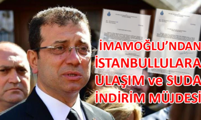 İBB Başkanı İmamoğlu Ankara’dan müjde verdi