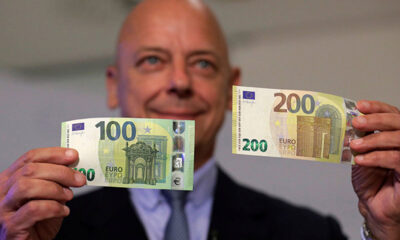 Yenilenen 100 ve 200 Euro’luk banknotlar piyasaya sürüldü