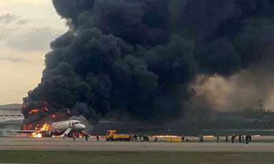 Rusya’da yolcu uçağı alev aldı: 41 ölü…