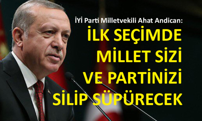İYİ Parti Milletvekili Ahat Andican, Erdoğan’a seslendi…