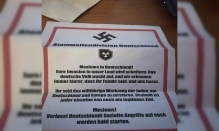 Almanya’da müslümanlara tehdit mektubu