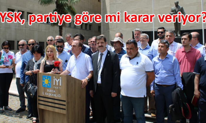 İYİ Parti Bursa teşkilatından YSK’ya Mustafakemalpaşa tepkisi