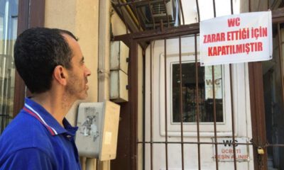Bursa’da zarar eden umumi tuvalet kapatıldı!