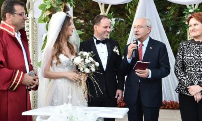 Kılıçdaroğlu, Akşener ve İmamoğlu nikah töreninde buluştu