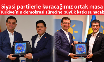İBB Başkanı İmamoğlu, Saadet Partisi ve İYİ Parti İstanbul İl Başkanlığı’nı ziyaret etti