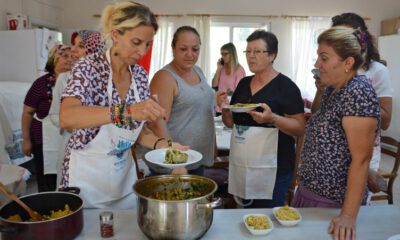 Zeynep Casalini, Kumyakalı kadınlarla mutfakta…