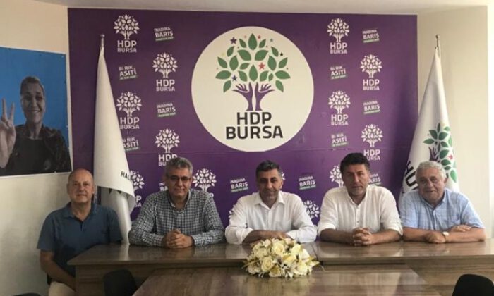 Orhan Sarıbal ve Hüseyin Akkuş’tan HDP Bursa İl Başkanlığı’na ziyaret