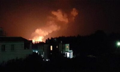 Girne’deki askeri alanda art arda patlama…