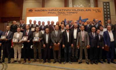 Maden ihracatının yıldızları Bursa’da ödüllendirildi