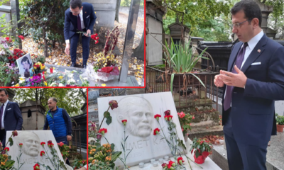 İmamoğlu’dan, Yılmaz Güney ve Ahmet Kaya’nın mezarlarına ziyaret