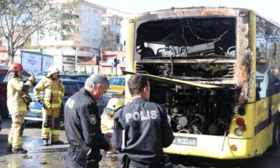 Bursa’da halk otobüsünde yangın…