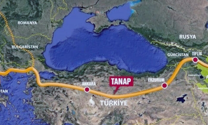 TANAP Projesi’nin Avrupa’ya bağlantısı açıldı