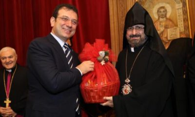 İmamoğlu, Ermeni cemaatinin Noel bayramını kutladı