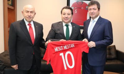 Bursaspor Kulübü Başkanı Mestan’dan, Nihat Özdemir’e ziyaret