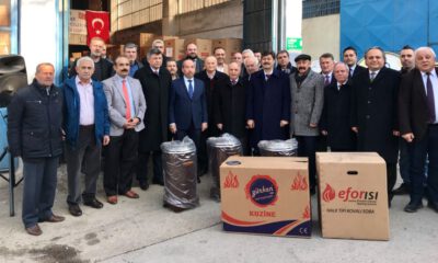 Bursa’da ihtiyaç sahipleri için 335 soba bağışlandı