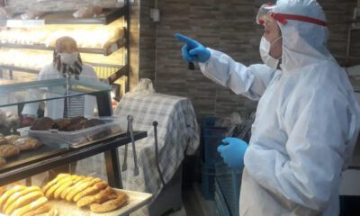 Bursa’da gıda denetiminde koronavirüs bilgilendirmesi