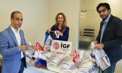 İGF’den gazetecilere siperlik maske desteği