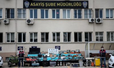 Bursa merkezli hırsızlık operasyonunda 20 kişi gözaltına alındı