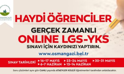 Osmangazi Belediyesi’nden YKS-LGS öncesi son deneme