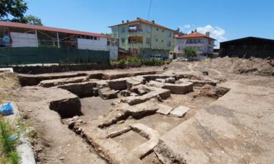 Bursa’da inşaat kazısı sırasında tarihi hamam bulundu