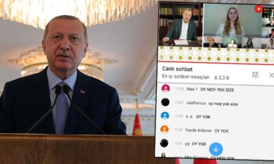 Öğrenciler Erdoğan’a ‘Oy moy yok size’ dedi, yayın yorumlara kapatıldı