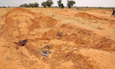 Libya’da toplu mezarlardan 23 günde 208 ceset çıkarıldı