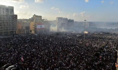 Beyrut’taki gösterilerin bilançosu: 1 ölü, 238 yaralı
