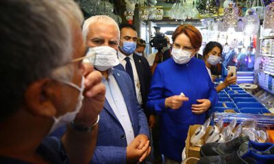 İYİ Parti Genel Başkanı Akşener’den Aksaray’da esnaf ziyareti