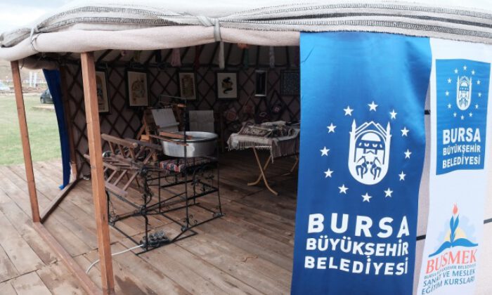 Yörük çadırında Bursa tanıtımı